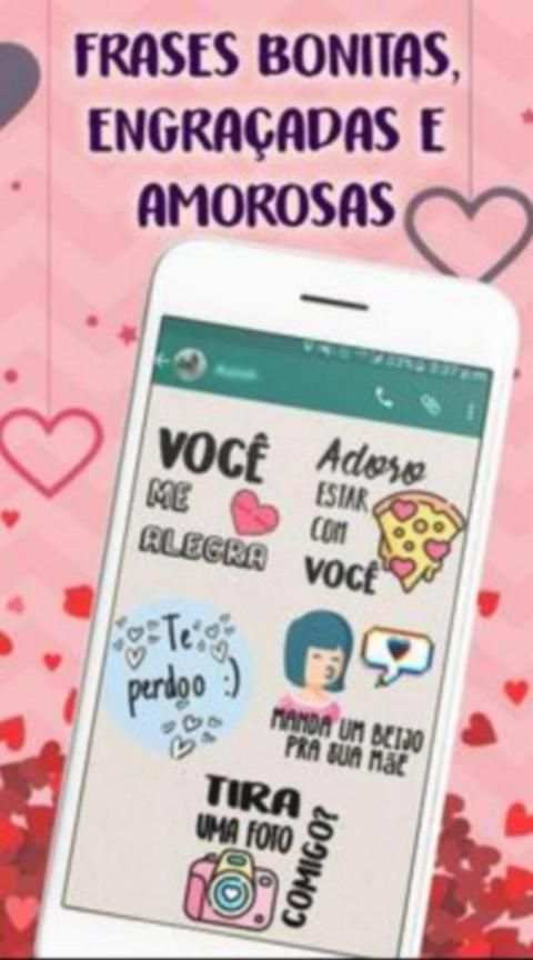 Figurinhas de amor para WhatsApp**WAStickerApps screenshot 6