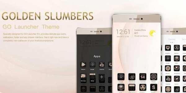 Golden Slumbers Go Launcher screenshot 1