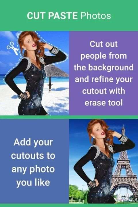 Cut Paste Photo Editor 4 تصوير الشاشة