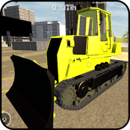 Bulldozer Driving Simulator 3D أيقونة
