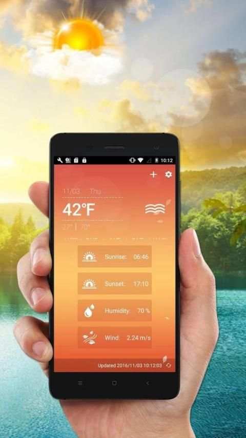 Weather screenshot 1