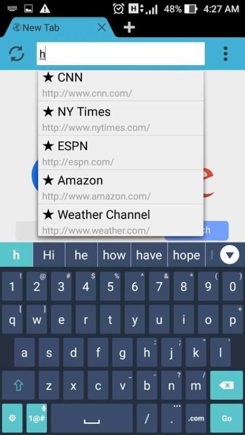 4G Browser скриншот 4