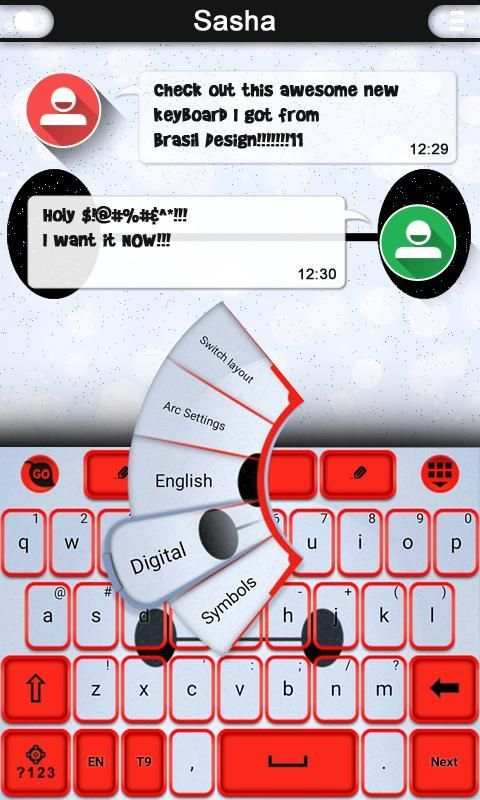 Big keyboard Hero theme screenshot 5