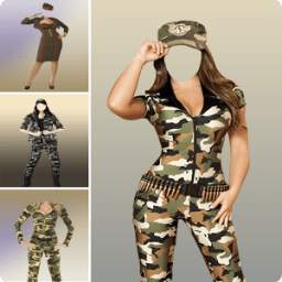 Army Women Photo Suit