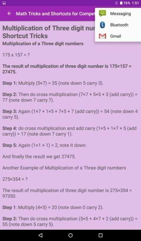 Math Tricks Competitive Exam скриншот 5