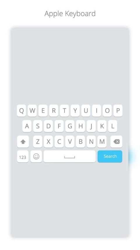 iKeyboard - Apple Keyboard screenshot 1