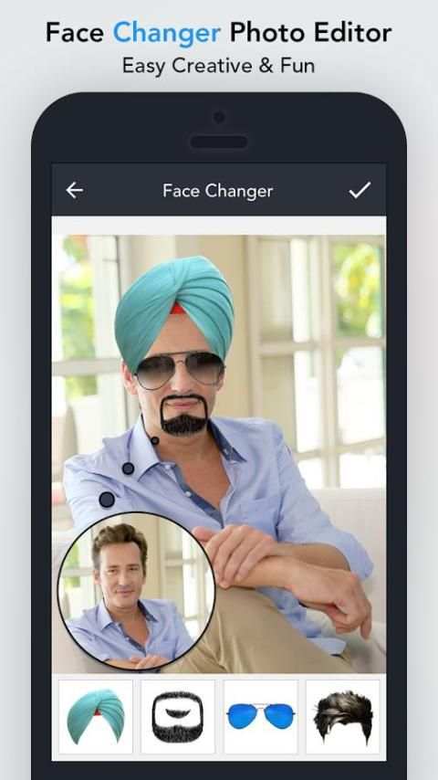 Face Changer Photo Editor 3 تصوير الشاشة