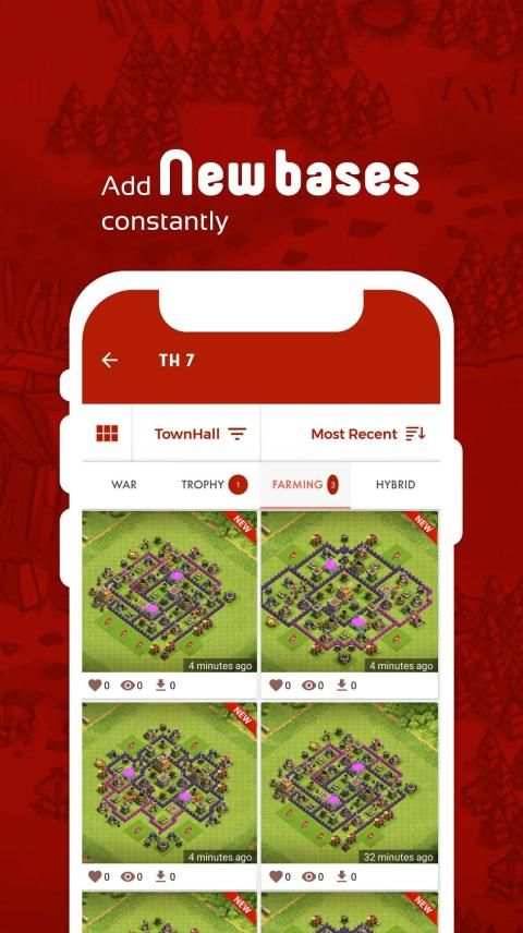 Top Clasher - COC Base Layouts with link screenshot 4