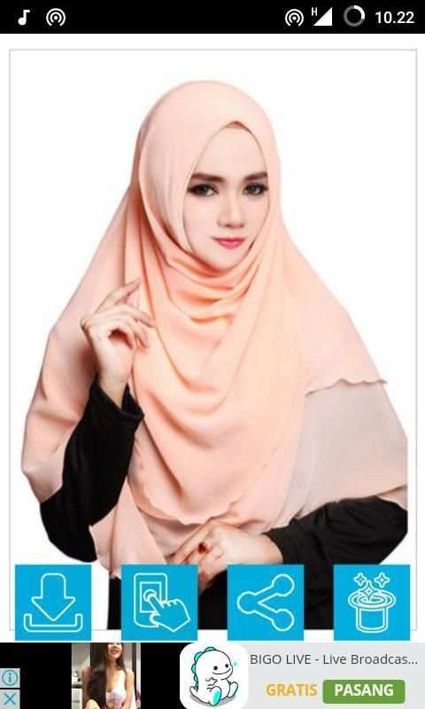 Photo Editor - Hijab Fashion скриншот 1