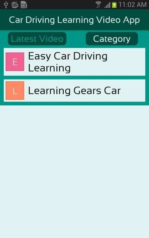 Car Driving Learning Video App screenshot 1