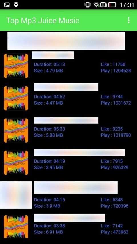 Top Mp3 Juices Music 2 تصوير الشاشة