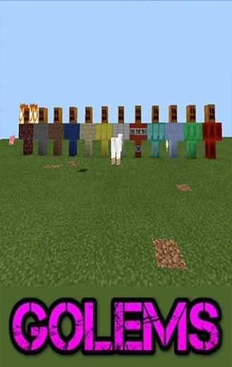 Golems MOD for MCPE' screenshot 2