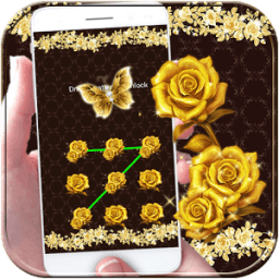 सोने गुलाब LWP स्क्रीन लॉक आइकन