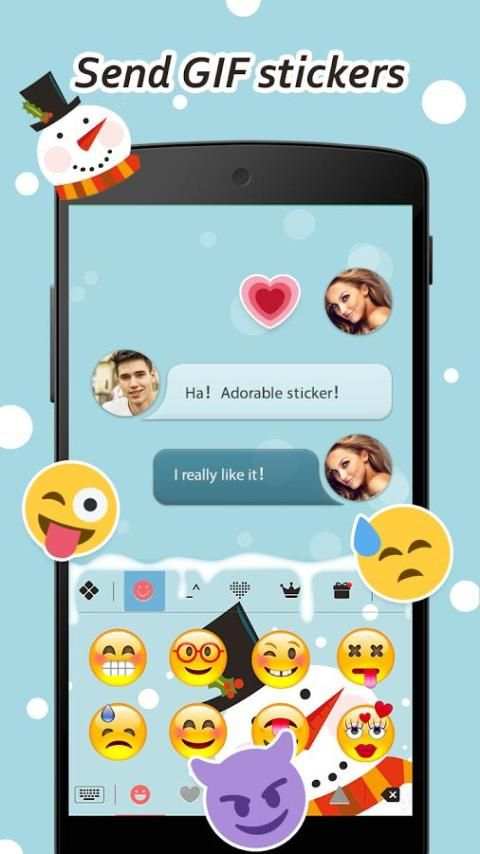 Keyboard - Boto : Snowman स्क्रीनशॉट 3