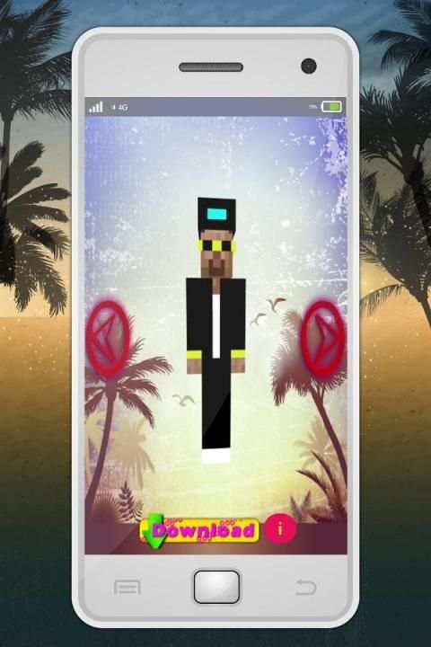 Mod Minecraft GTA Skins 3 تصوير الشاشة