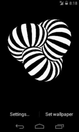 Hypnotic 3D Live Wallpaper screenshot 8
