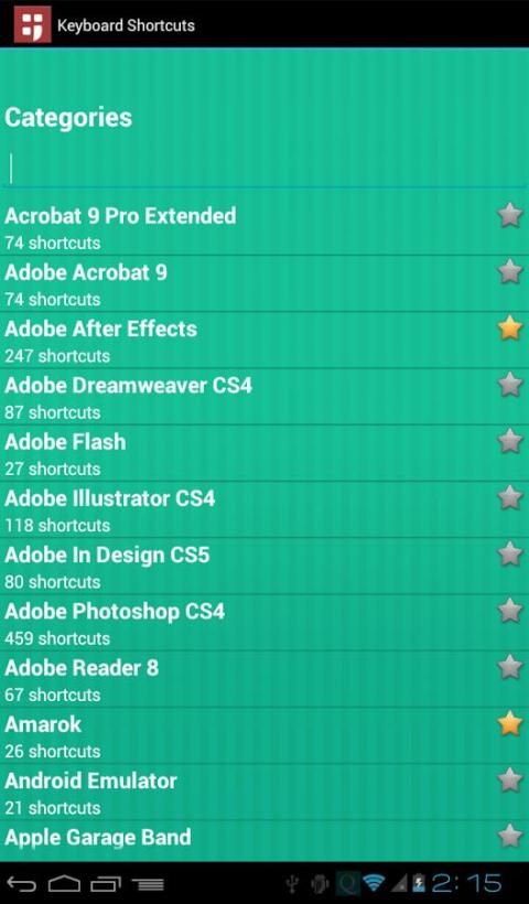 Keyboard Shortcuts Pro स्क्रीनशॉट 4