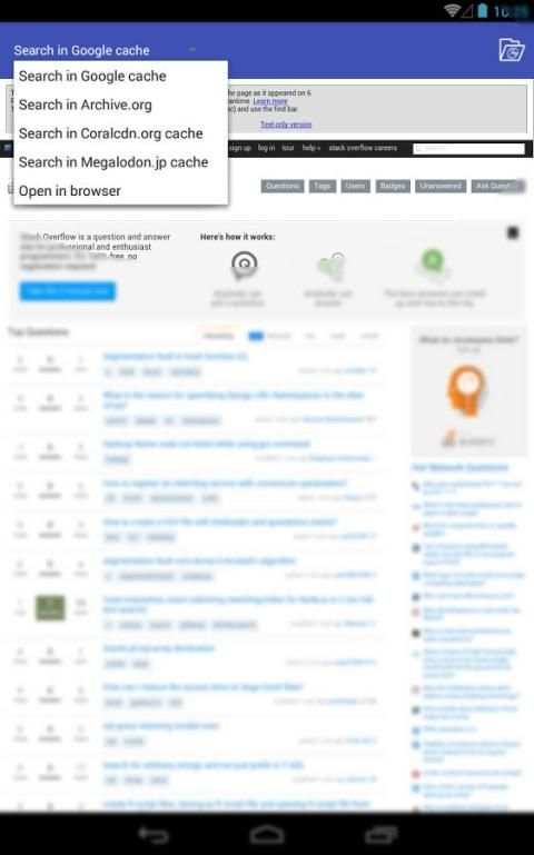 Search page in Web Archive 1 تصوير الشاشة