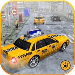 Taxi Driver 3D : Snow Mania आइकन