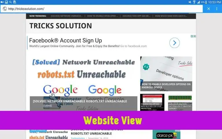 Browser Android screenshot 3