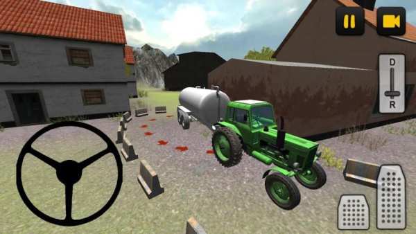 Classic Tractor 3D: Milk screenshot 4