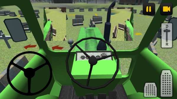 Classic Tractor 3D: Milk स्क्रीनशॉट 1