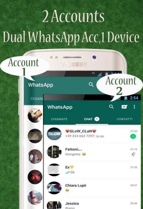 Dual Account Mesenger स्क्रीनशॉट 3