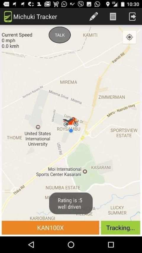 Michuki Tracker 1 تصوير الشاشة