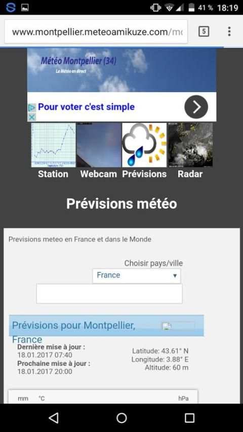 Météo Montpellier (34) screenshot 1