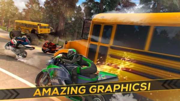 Bus Racing vs Moto GP screenshot 2