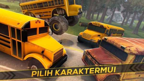 Bus melawan Moto GP Balap screenshot 1