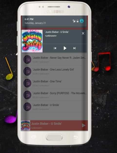 Music Player скриншот 1