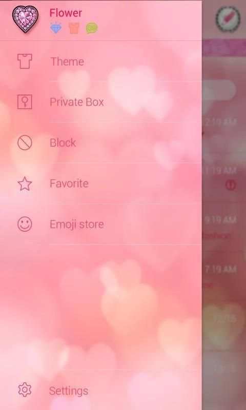 (FREE)GO SMS PRO VISIONS THEME स्क्रीनशॉट 5