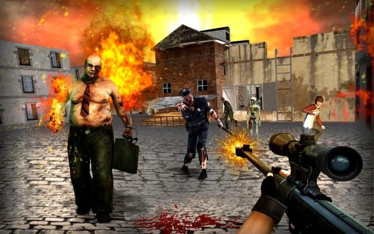 Zombie Target Combat War 3d screenshot 4
