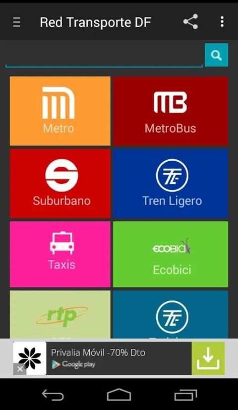 Red Transporte DF 1 تصوير الشاشة