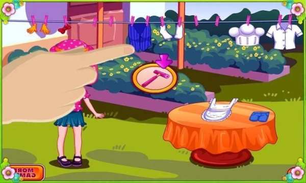 Cleaning cooking clothes games screenshot 3