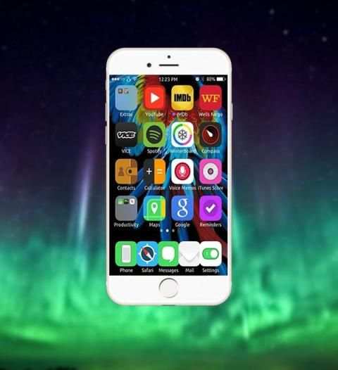 Theme Launcher for iPhone 7 скриншот 1