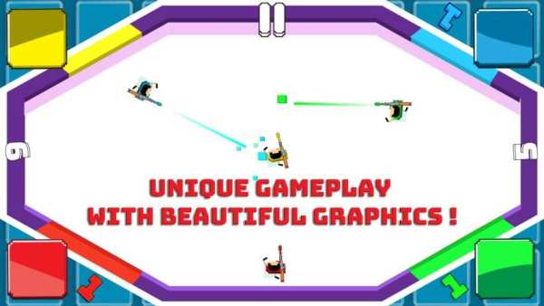 Funny Guns: 2, 4 Player Games screenshot 2
