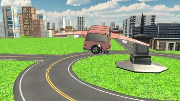 Flying Car Sim 3D screenshot 1