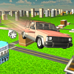 Flying Car Sim 3D أيقونة