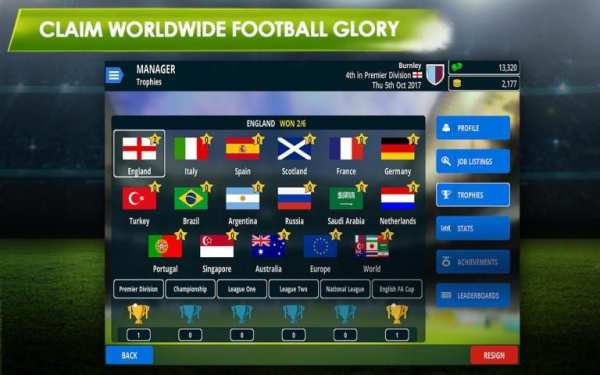 Championship Manager 17 1 تصوير الشاشة