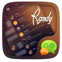 (FREE) GO SMS PRO RANDY THEME