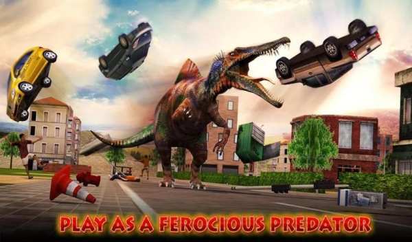 Dino City Rampage 3D स्क्रीनशॉट 5