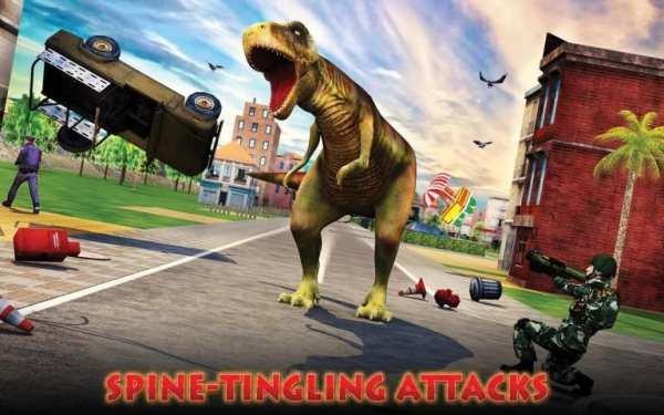 Dino City Rampage 3D 9 تصوير الشاشة