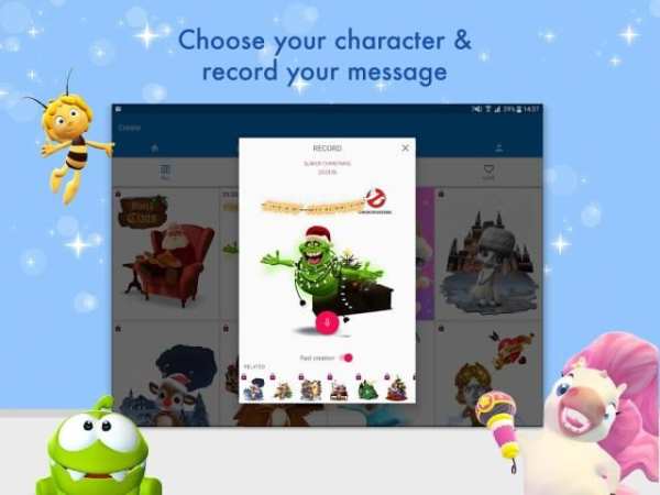 Zoobe - cartoon voice messages 2 تصوير الشاشة