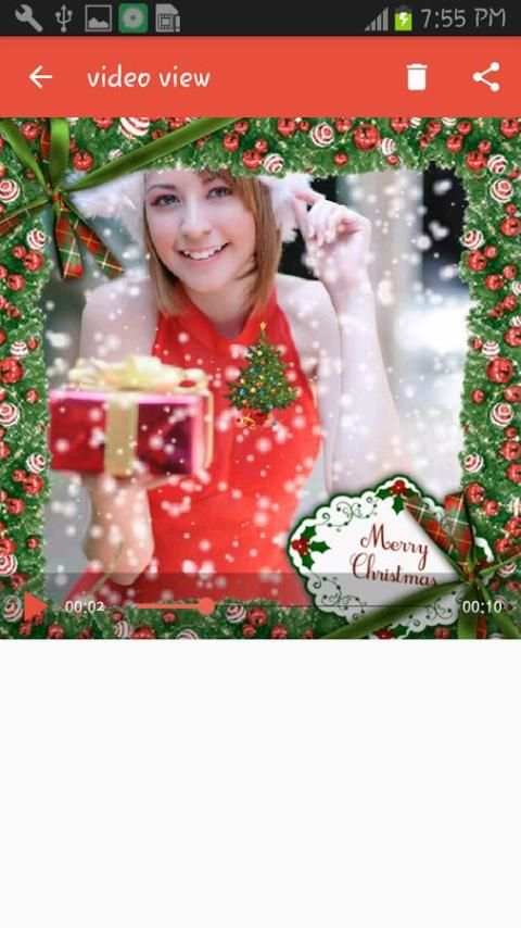 Christmas Video Maker स्क्रीनशॉट 8