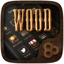 Wood Go Launcher Theme أيقونة