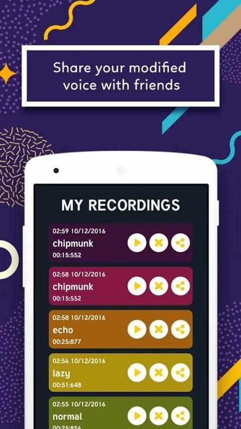 Voice Changer Funny Free screenshot 1