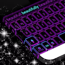 Color Keyboard Neon Purple आइकन