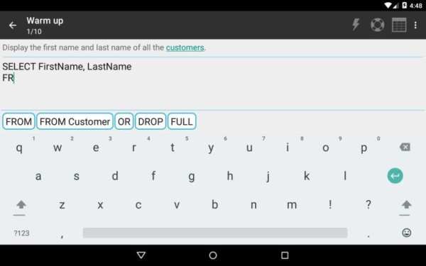 Practice and Learn SQL screenshot 4